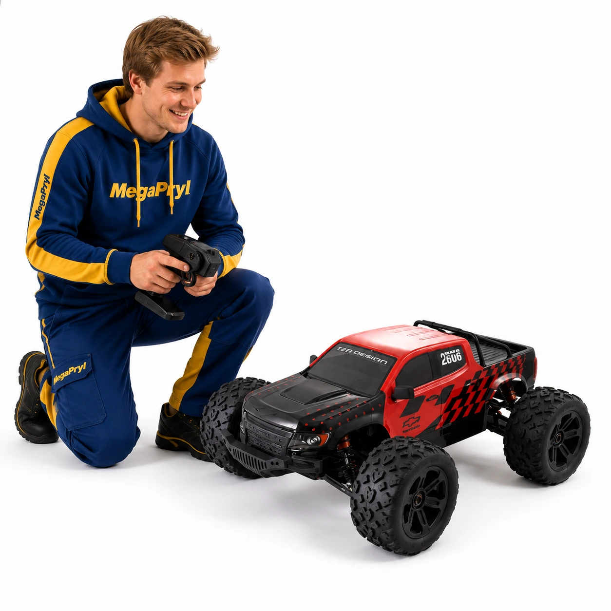 Radiostyrd offroad-bil i skala 1:10