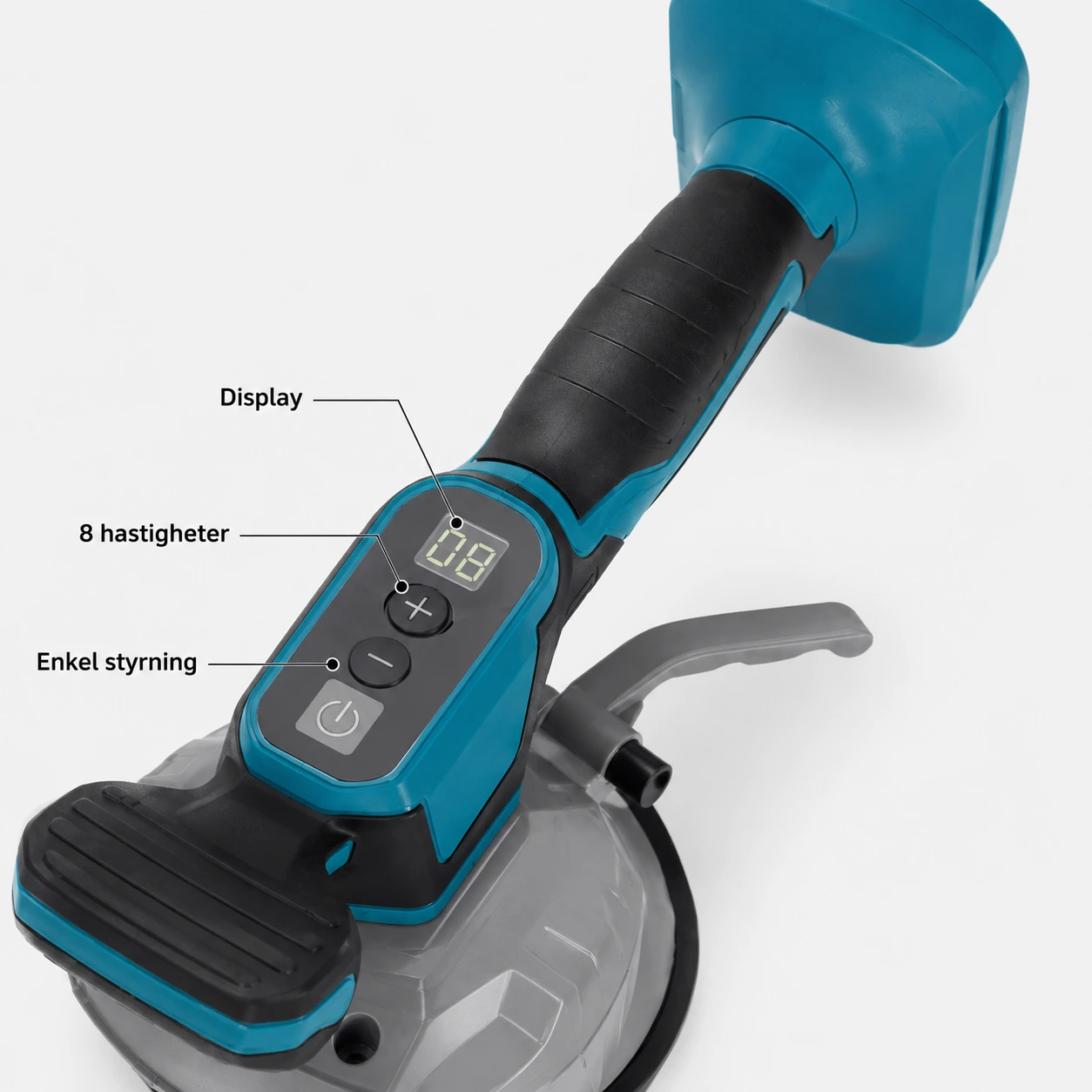 Kakelvibrator 8 Hastigheter för Plattläggning, Batteridriven