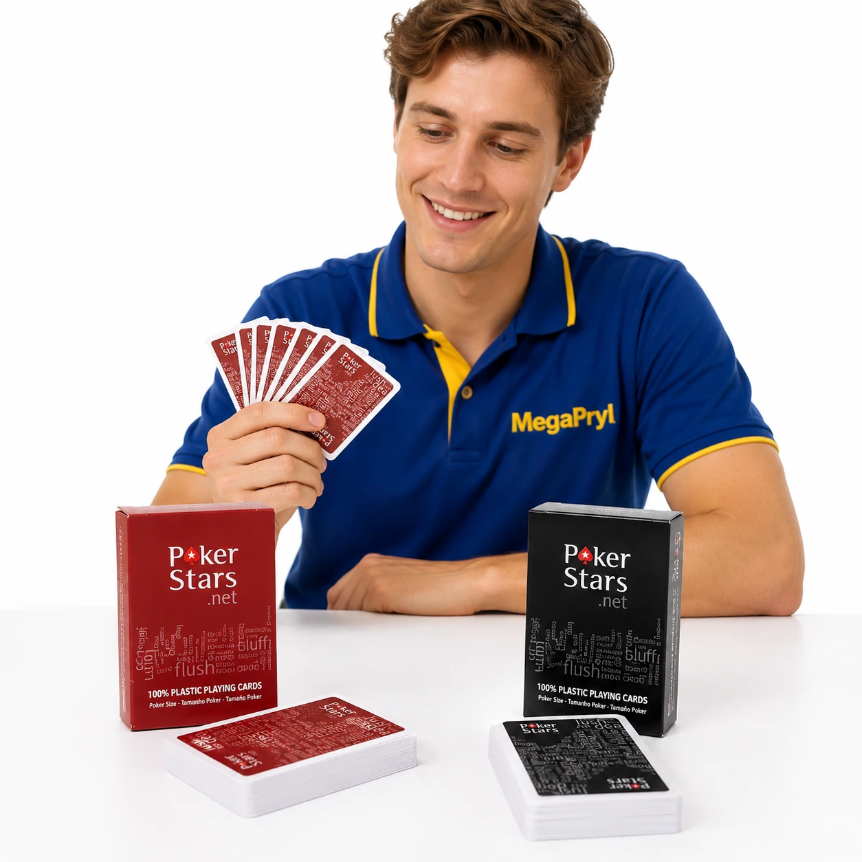 Spelkort i plast för poker och kortspel
