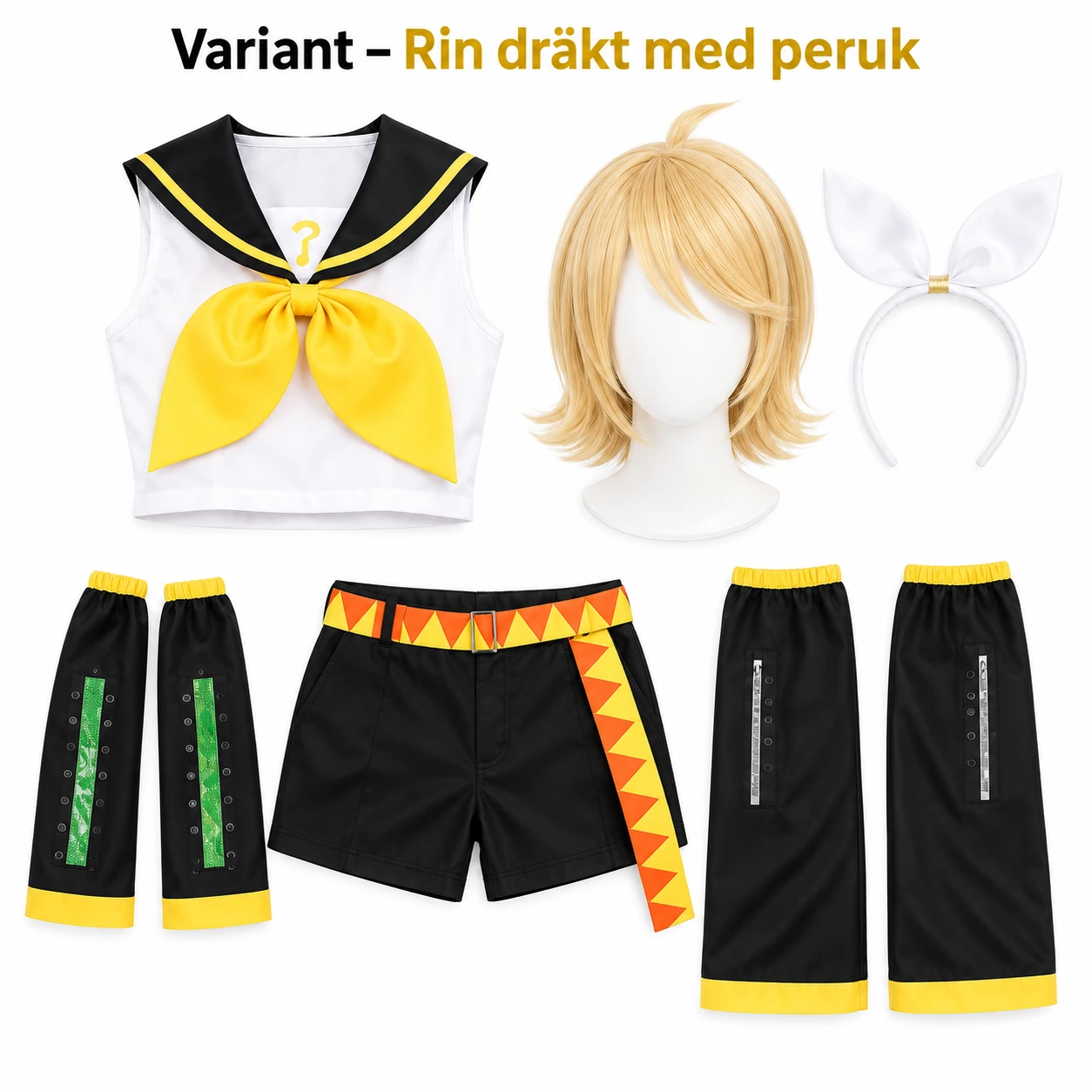 Set med peruk B