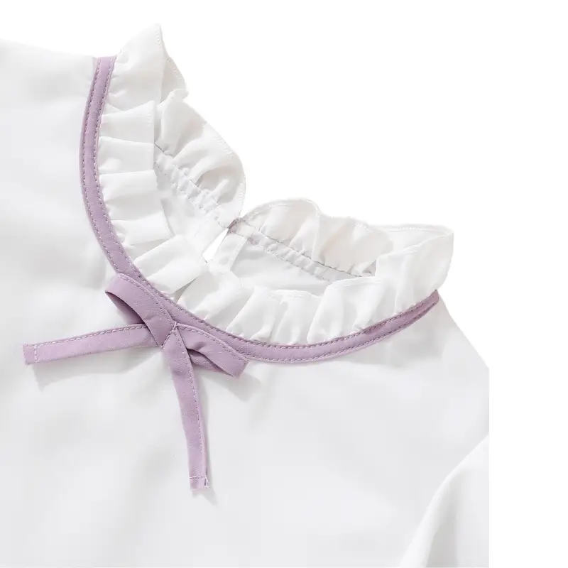 Sommarklänning för Flickor - Spetskrage och Rosett 4