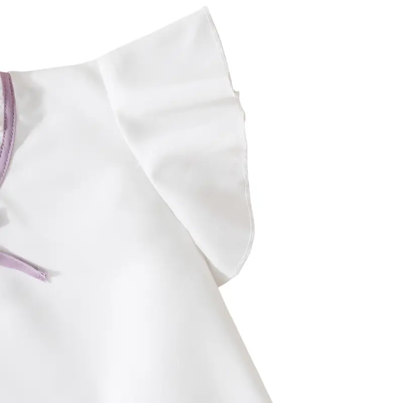 Sommarklänning för Flickor - Spetskrage och Rosett 3