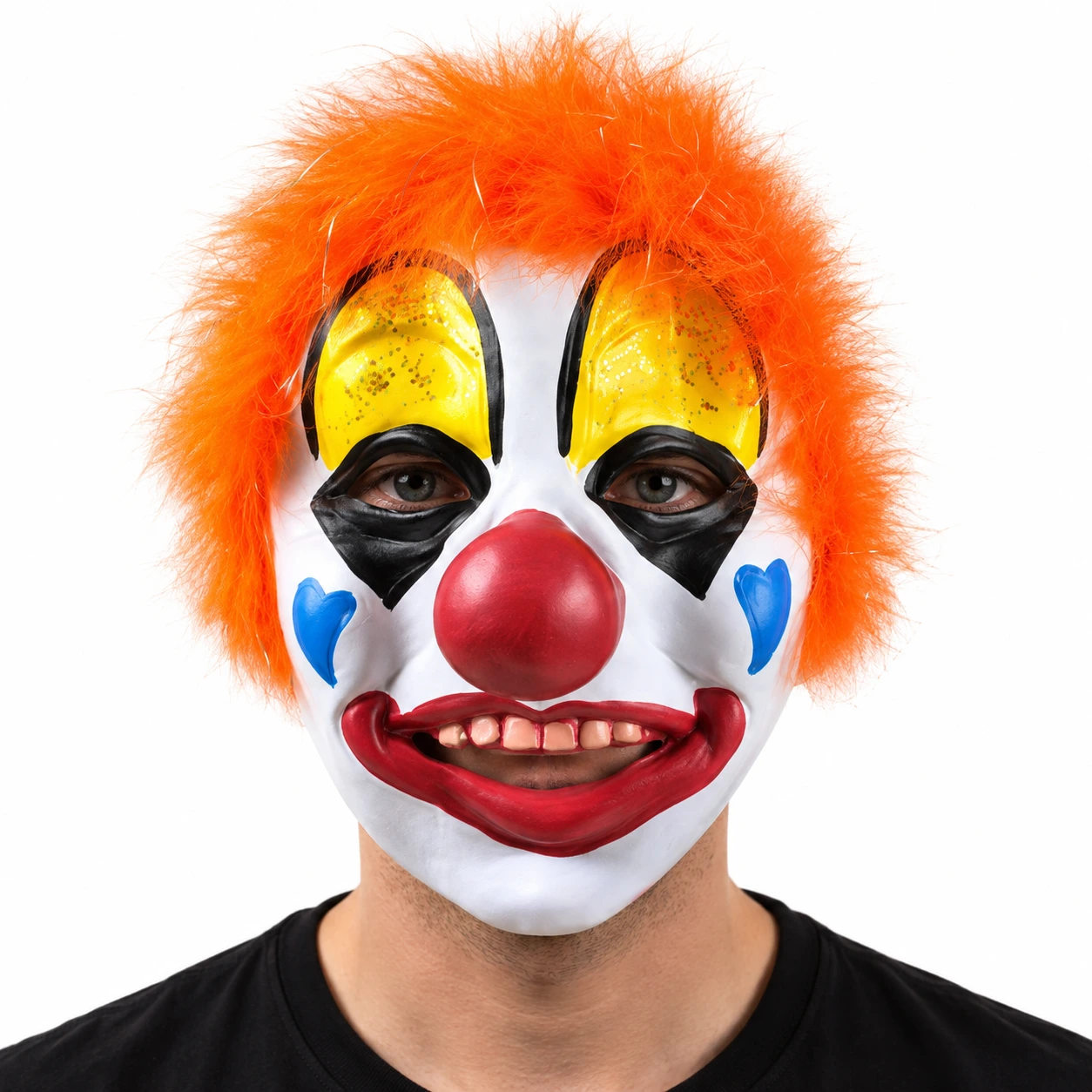 Heldekkende klovnemaske