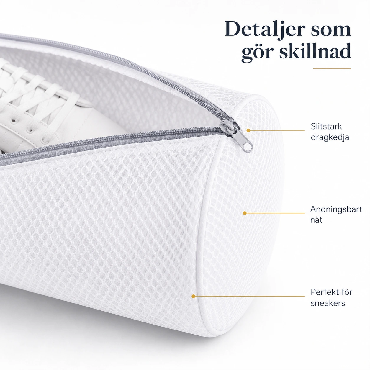 Tvättnät för Skor med Dragkedja
