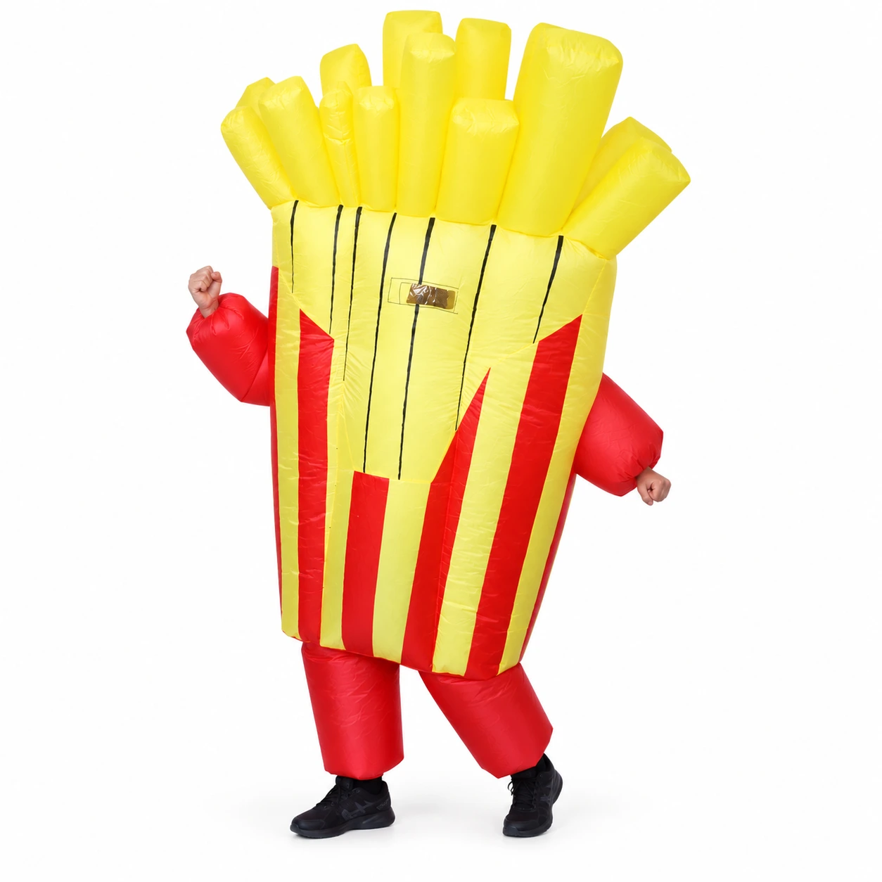 Uppblåsbar Pommes Frites Kostym för Vuxna