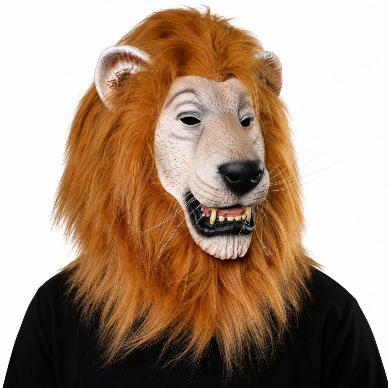 Løvemaske i lateks med man