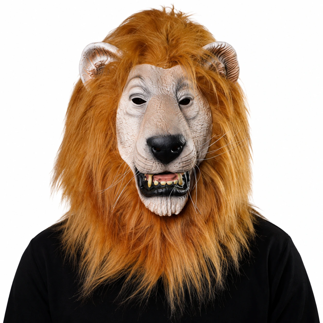 Løvemaske i lateks med man
