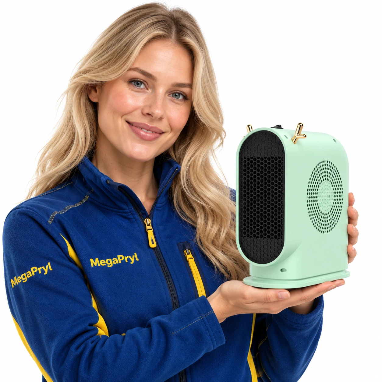 Kannettava lämpöpuhallin kotiin ja työpöydälle, 600W