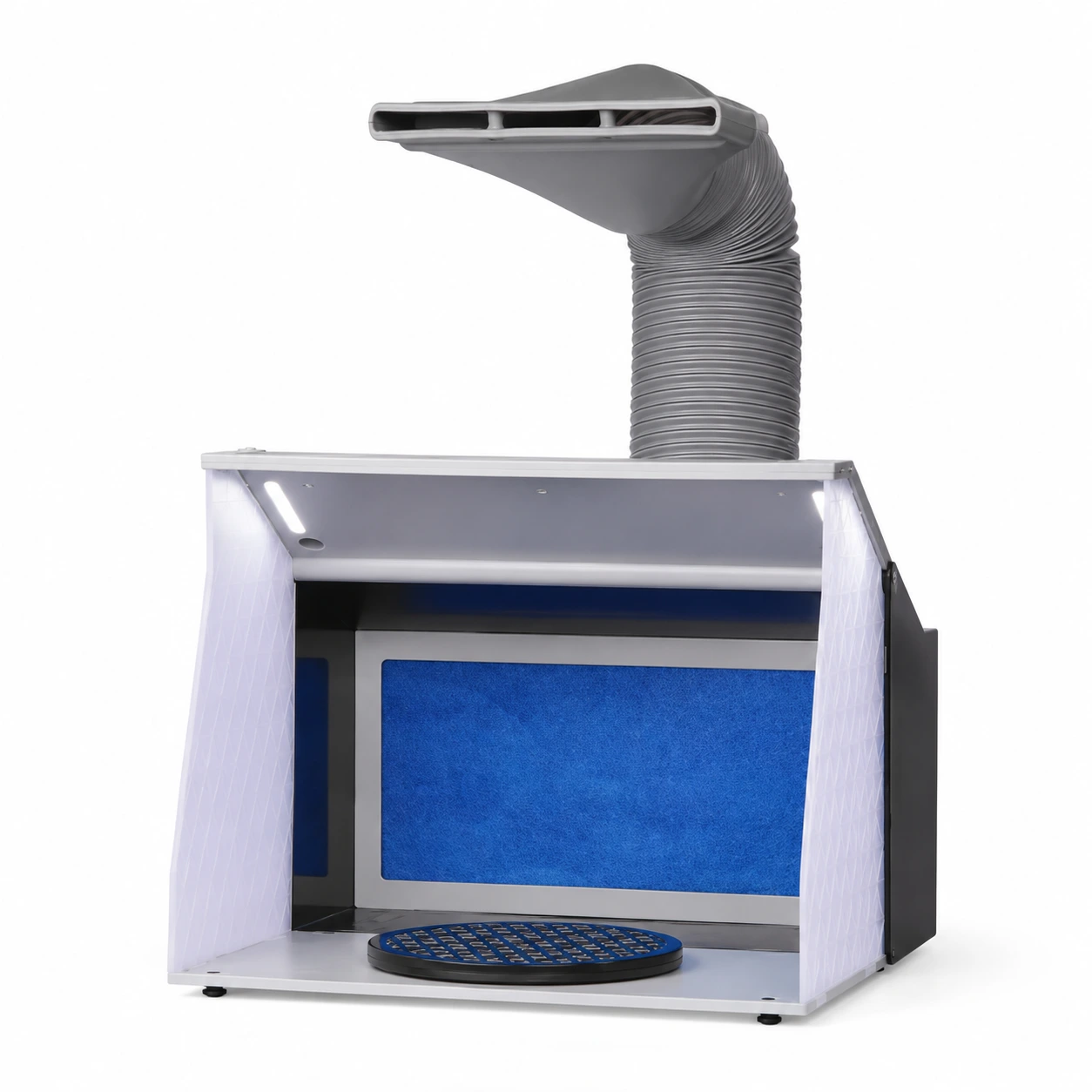 Spraybox Portabel airbrush med LED och utsug