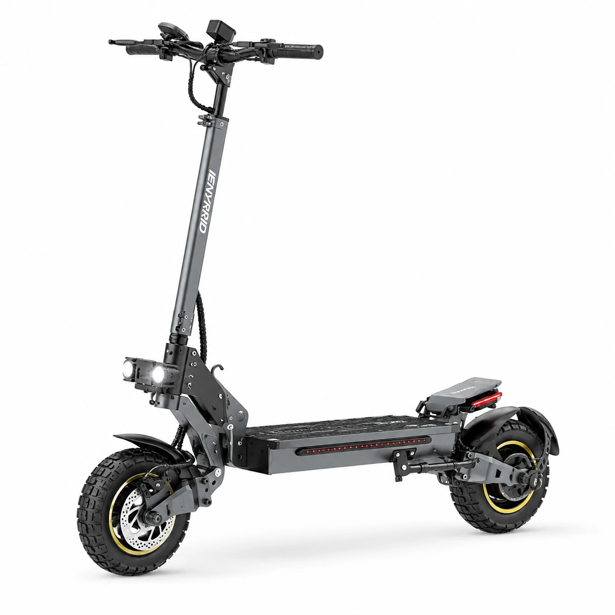 Elscooter Vikbar 800W med 48V 15Ah Batteri och LCD-display