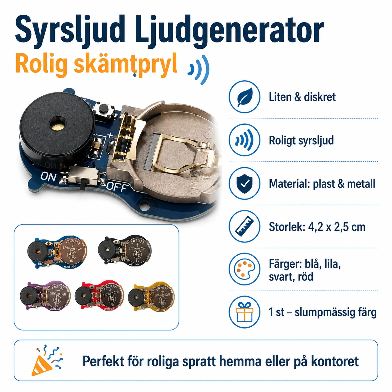 Syrsljud Ljudgenerator – Rolig Skämtpryl
