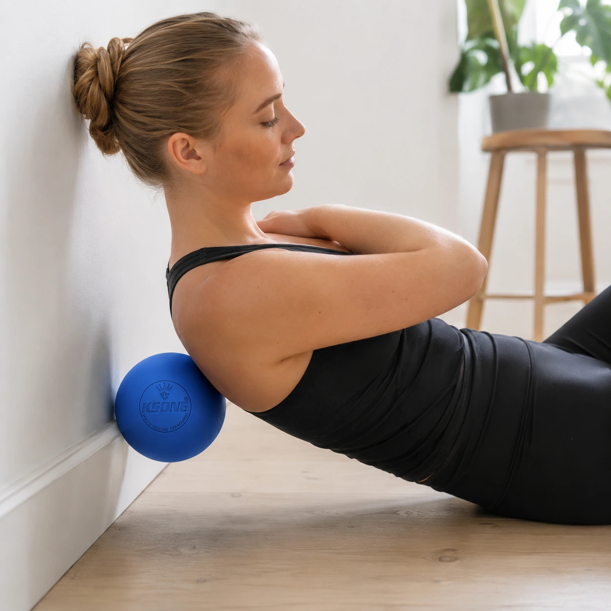 Massageboll i Gummi för Muskelavslappning och Triggerpunkter