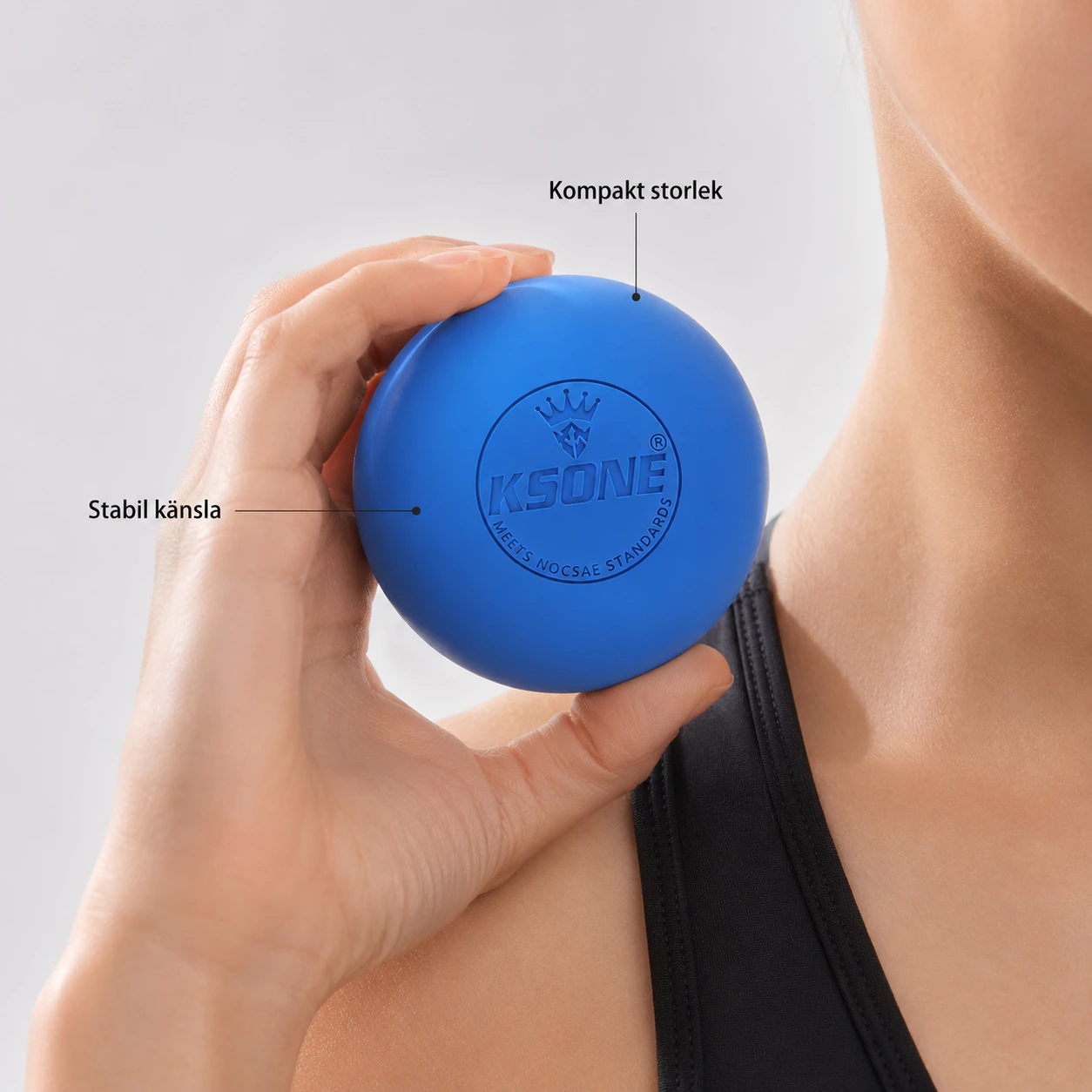 Massageboll i Gummi för Muskelavslappning och Triggerpunkter