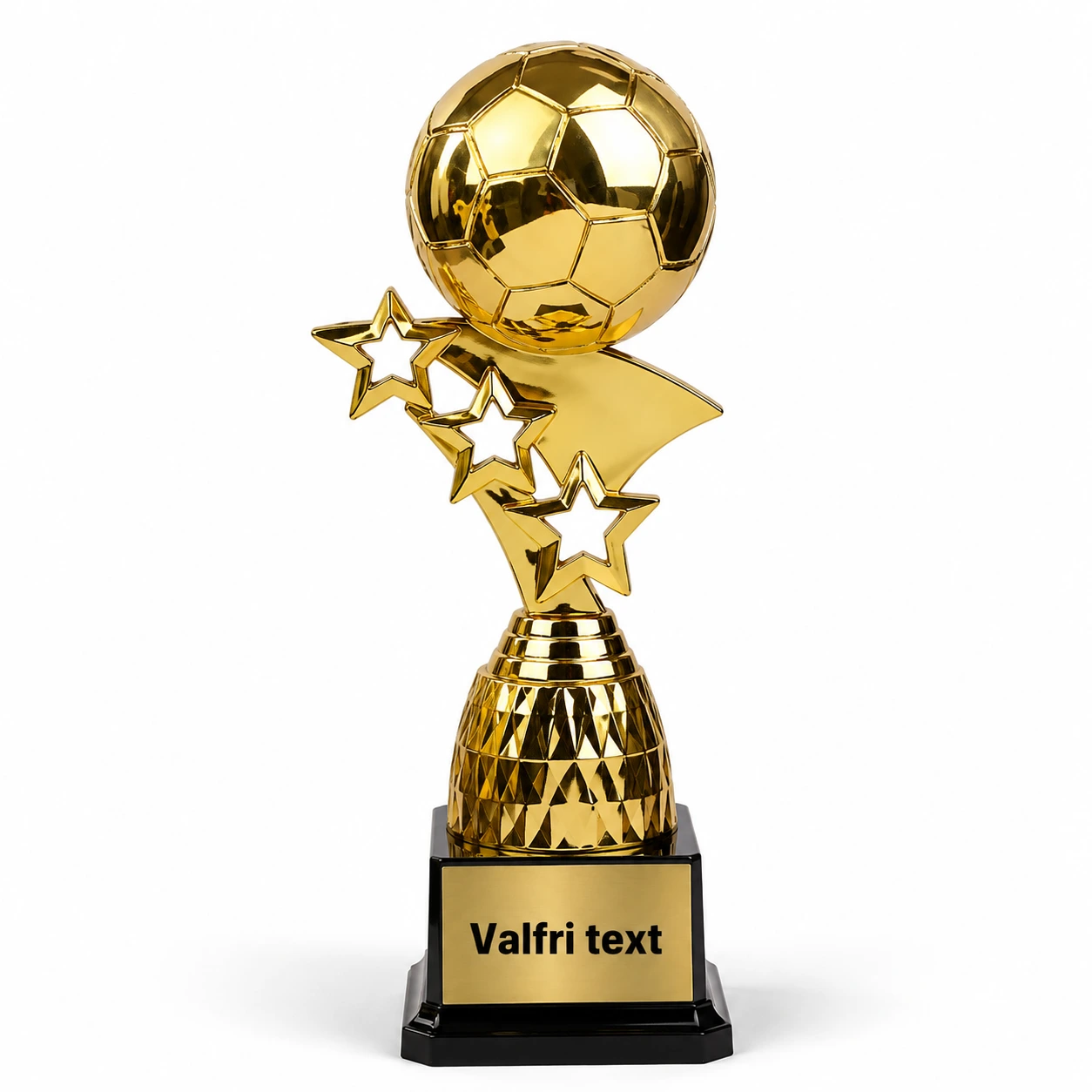 Fotbollspokal Guld 25 cm – Sporttrofe med Text