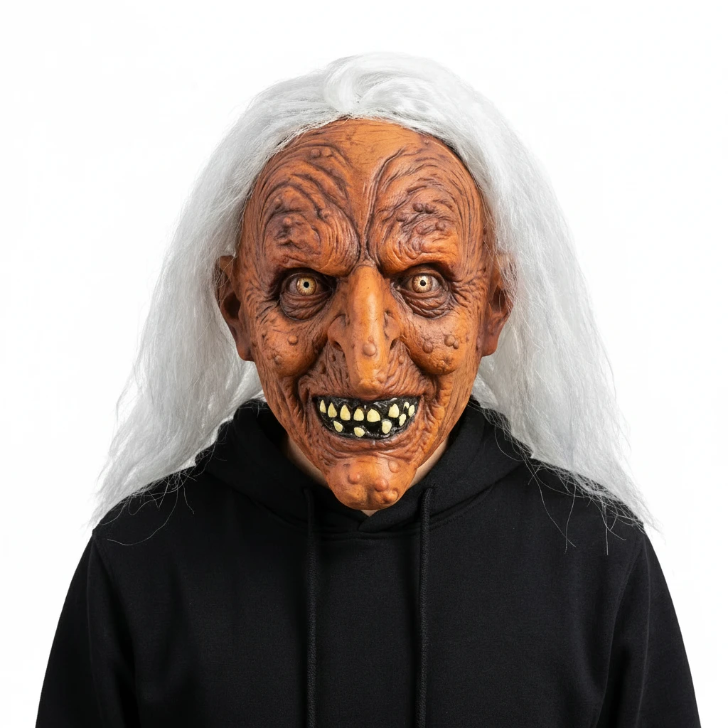 Häxmask Gula Tänder Latex
