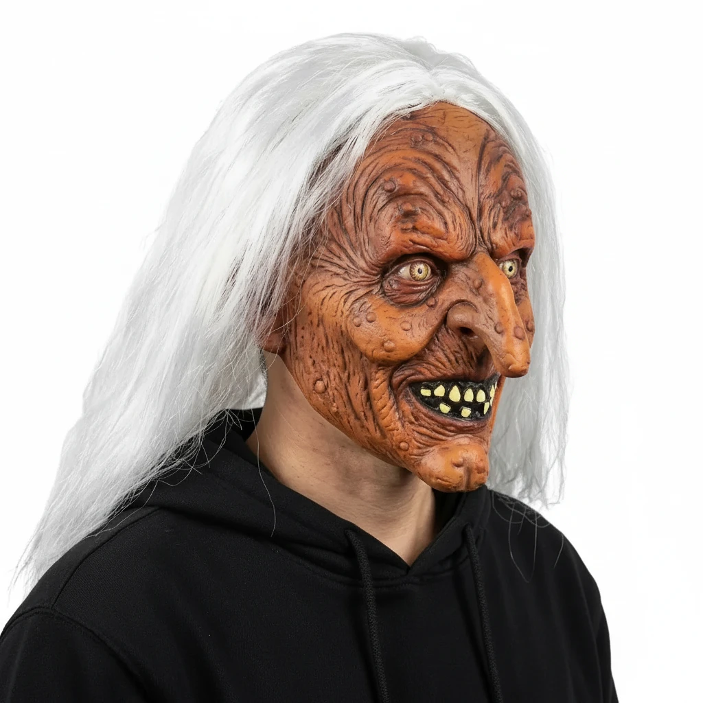 Häxmask Gula Tänder Latex
