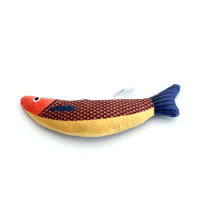 Orange Fisk med Svart Mönster