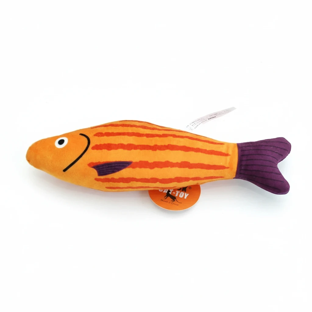 Orange Gul Fisk med Stränder