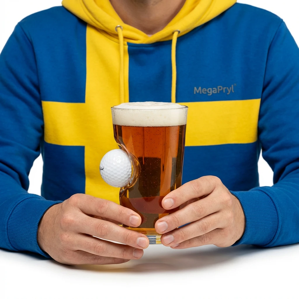 Whiskyglas Golfboll Design