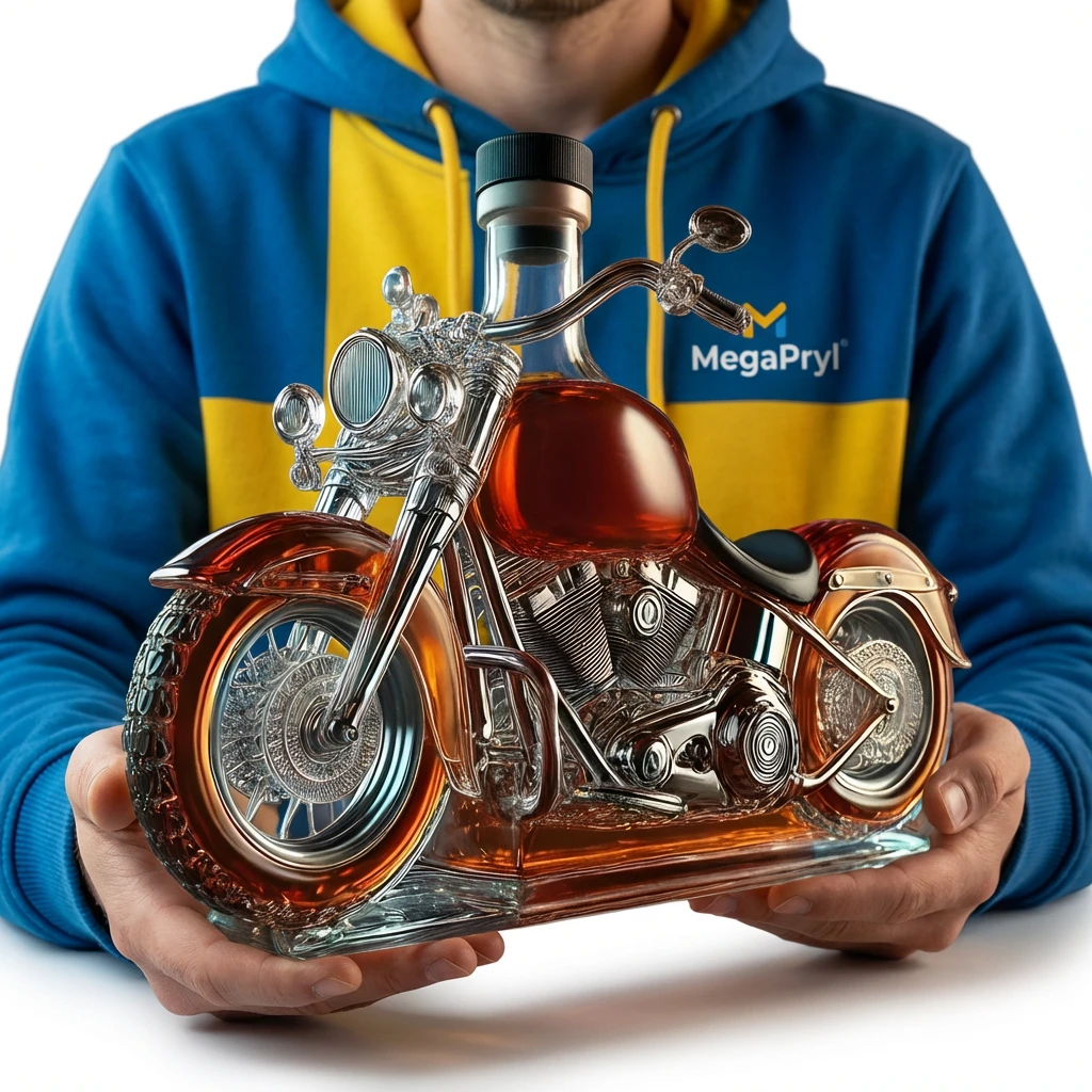 Motorcykelkaraff – Glas