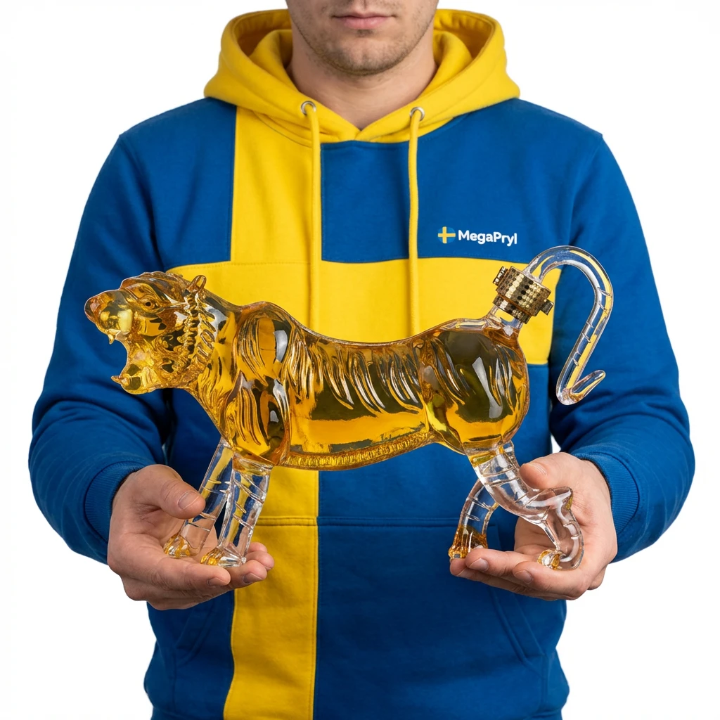 Tiger Karaff Glas Blyfritt