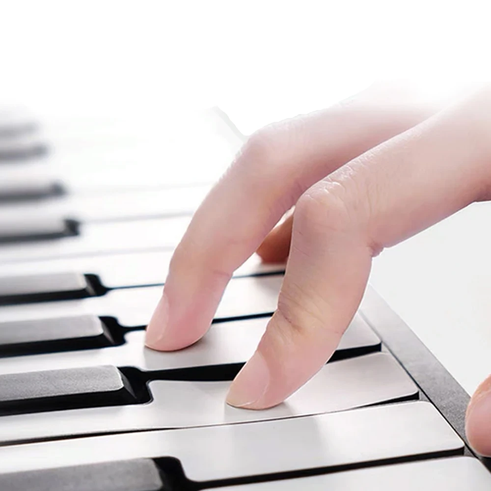 Tangentbord Piano Flexibelt Hoprullbart 88 tangenter