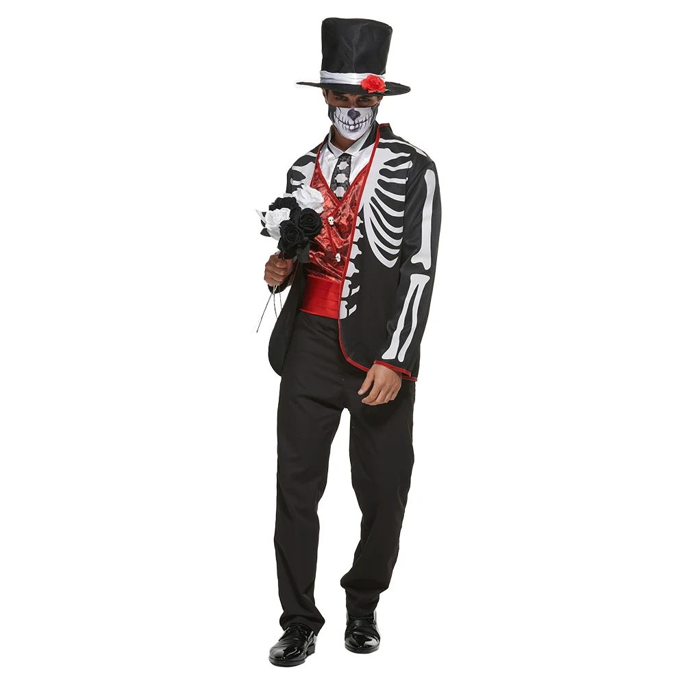 Dia de los Muertos Maskeraddräkt Vuxen