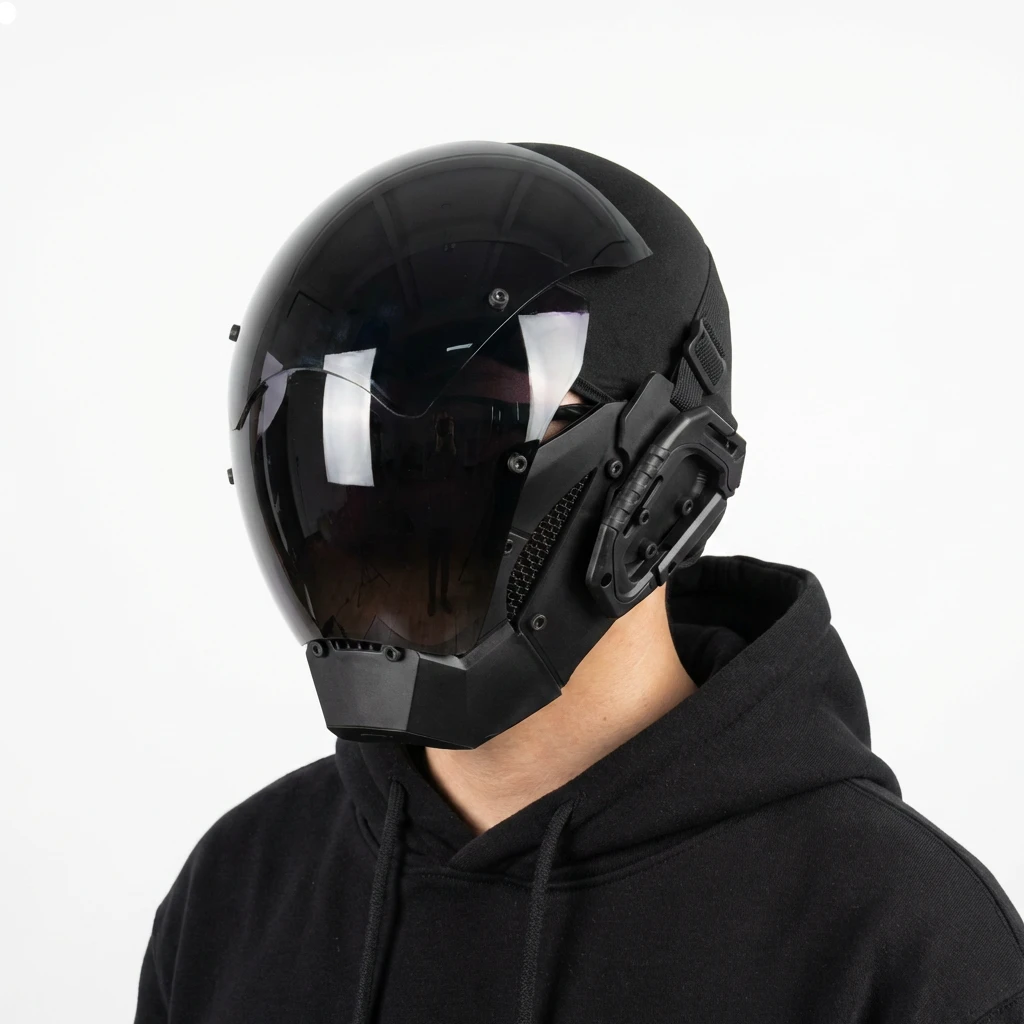 Cyberpunk Mask Robot