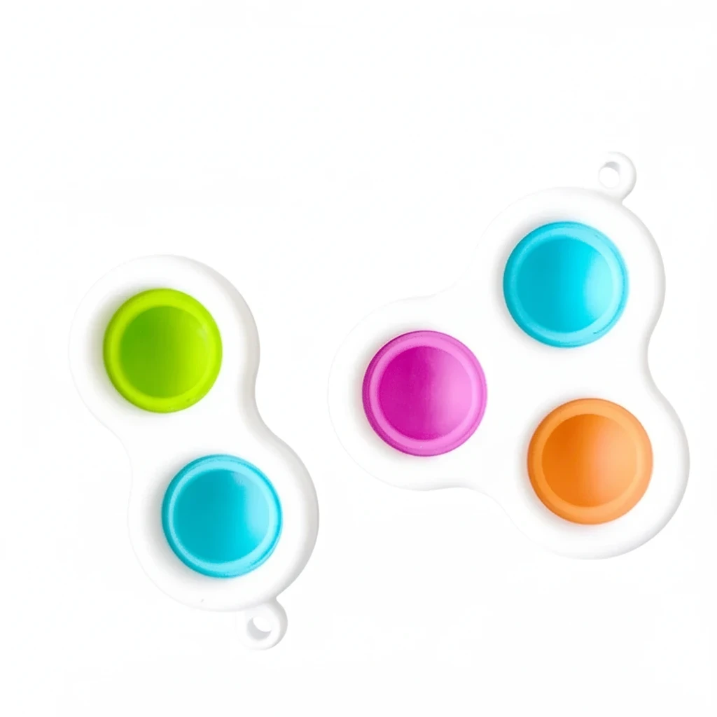 Fingerbubbelspel Nyckelring