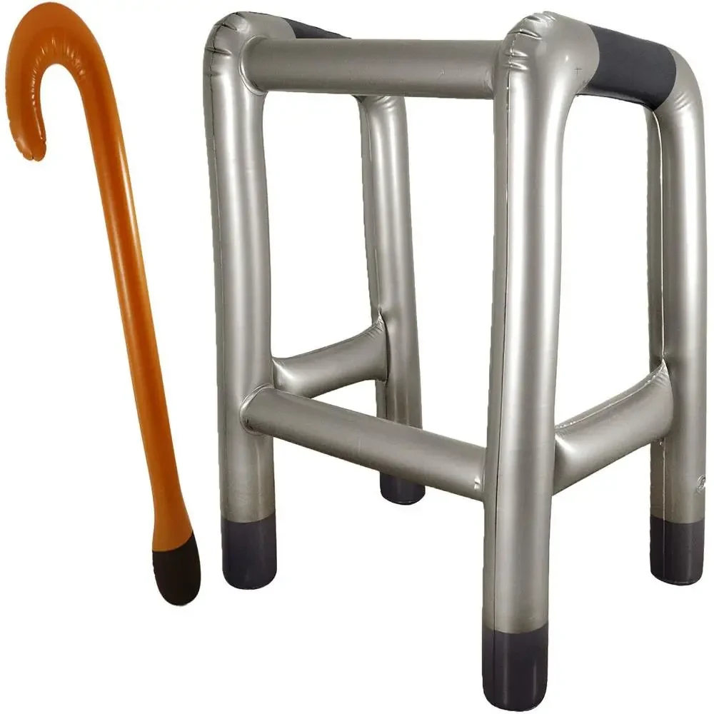Uppblåsbar Krycka Rullator Set