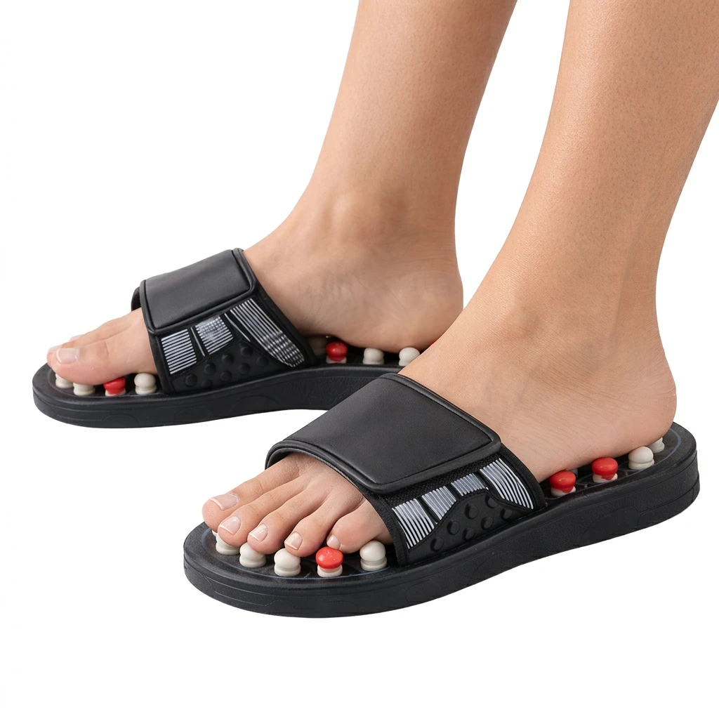 Ergonomiska Massagetofflor – Avlastar trötta och spända fötter