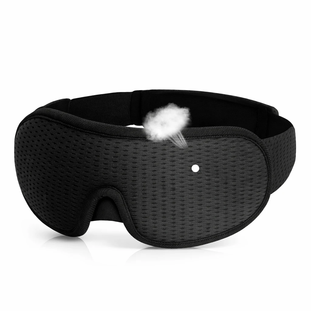 3D Vadderad Sovmask – Mörkläggning & Komfort utan Tryck
