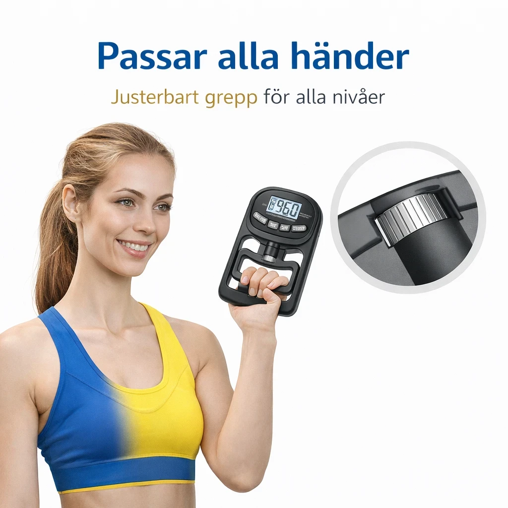 Digital Grepptestare 120 kg – Mät Handstyrka & Greppstyrka