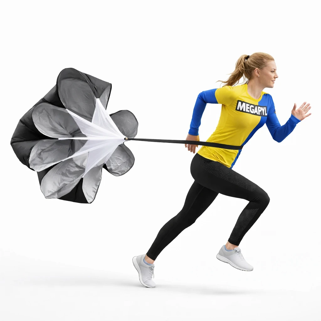 Träningsfallskärm löpning – motstånd & speed