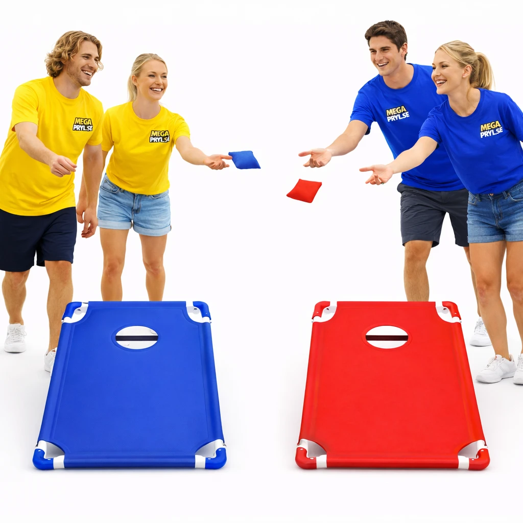 Kastspel Cornhole – bärbart spelset med ärtpåsar