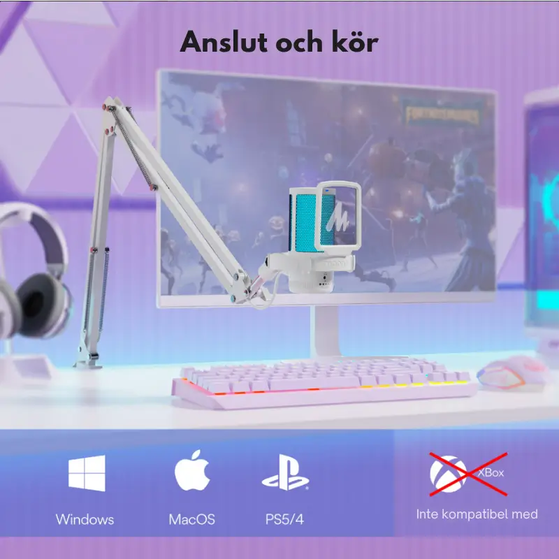Mikrofon för Gaming och Streaming 6