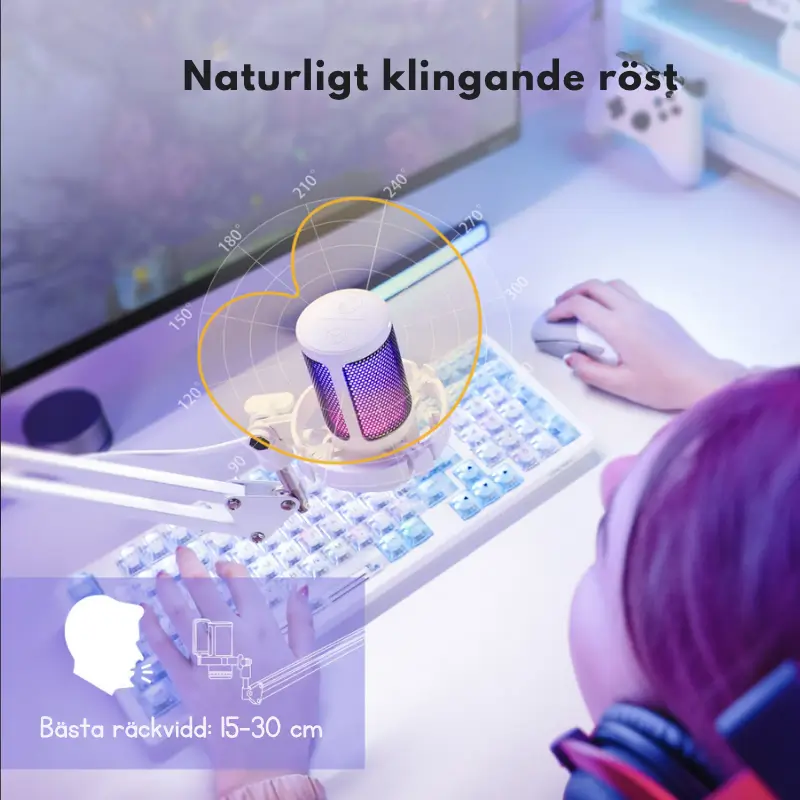 Mikrofon för Gaming och Streaming 7