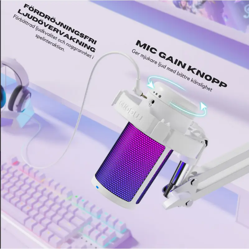 Mikrofon för Gaming och Streaming 5