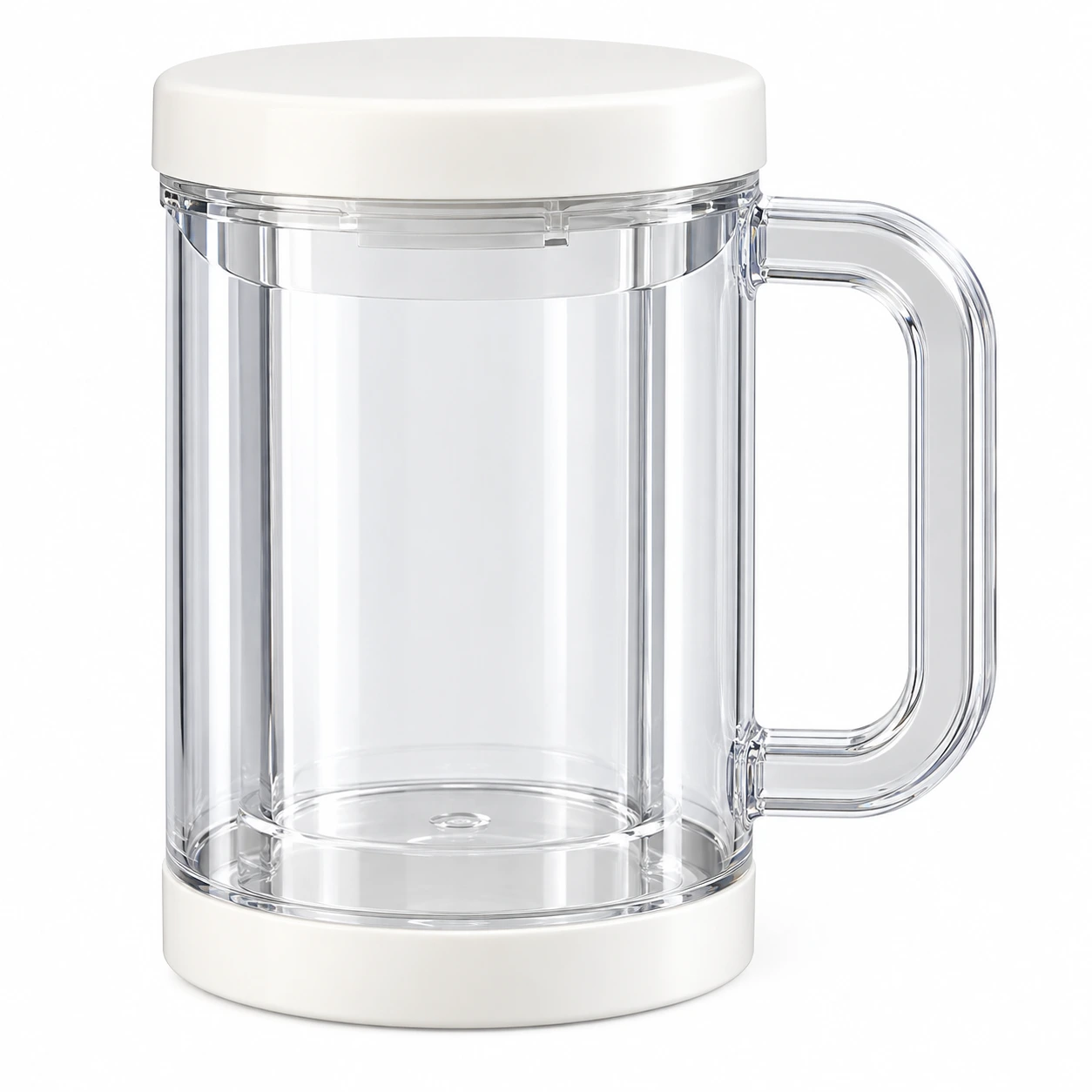 Frysmugg med dubbelvägg för kalla drycker