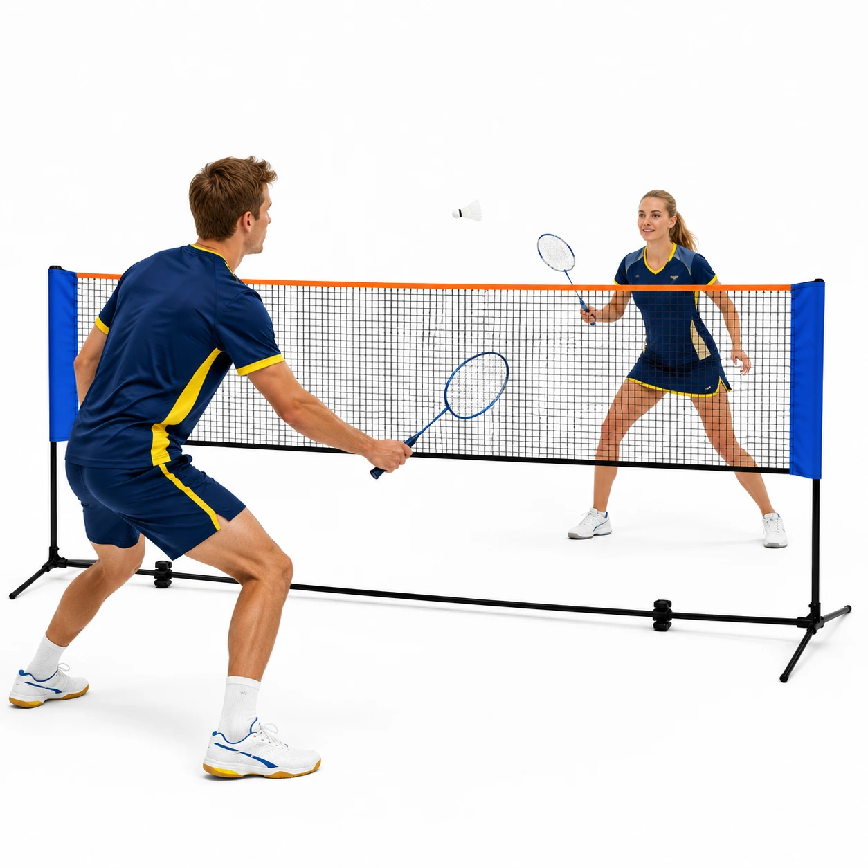 Badmintonnät Portabelt – Tennis & Volleyboll för Utomhusspel