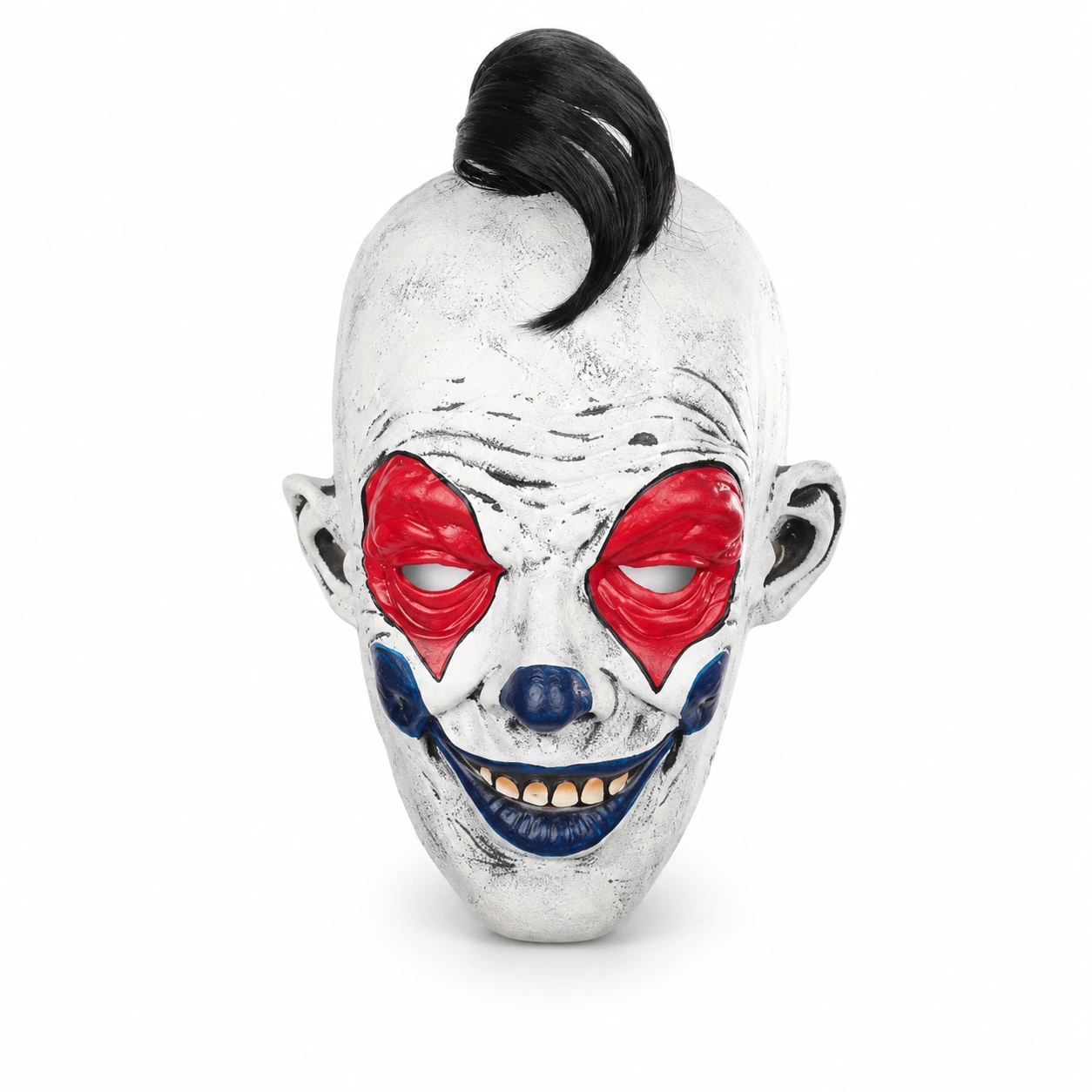 Läskig clownmask för vuxna med heltäckande design