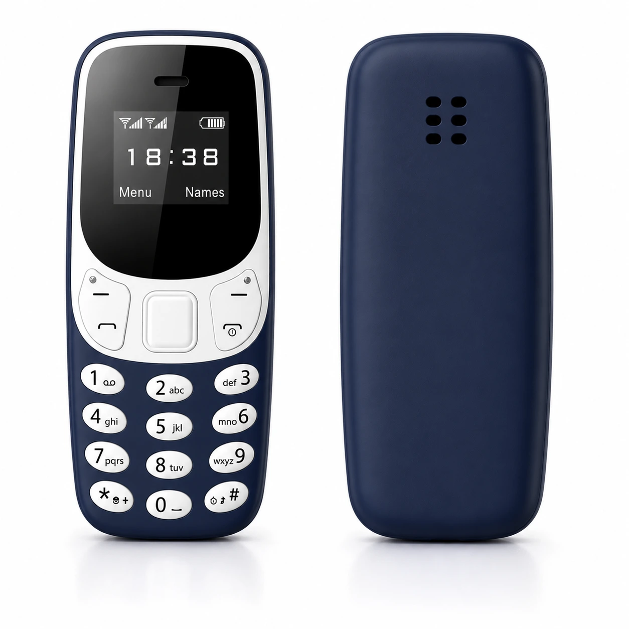 Mini Mobiltelefon – Bluetooth, MP3 & Dual SIM
