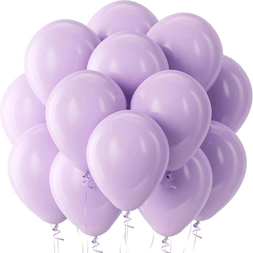 Latexballonger Pastell Lavendel 50 cm – 20-pack