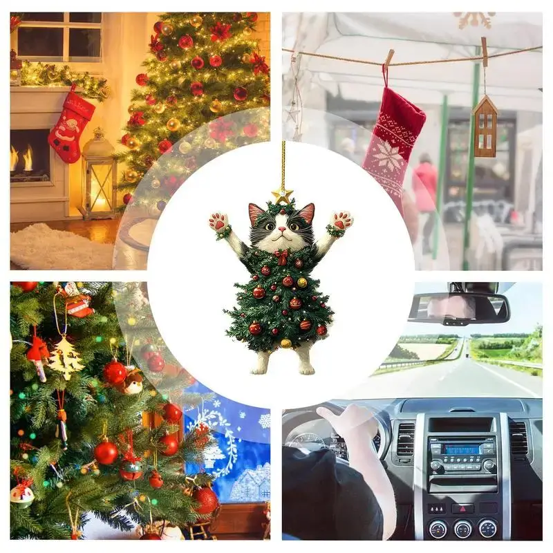 Julhänge Katt i Julgran 2