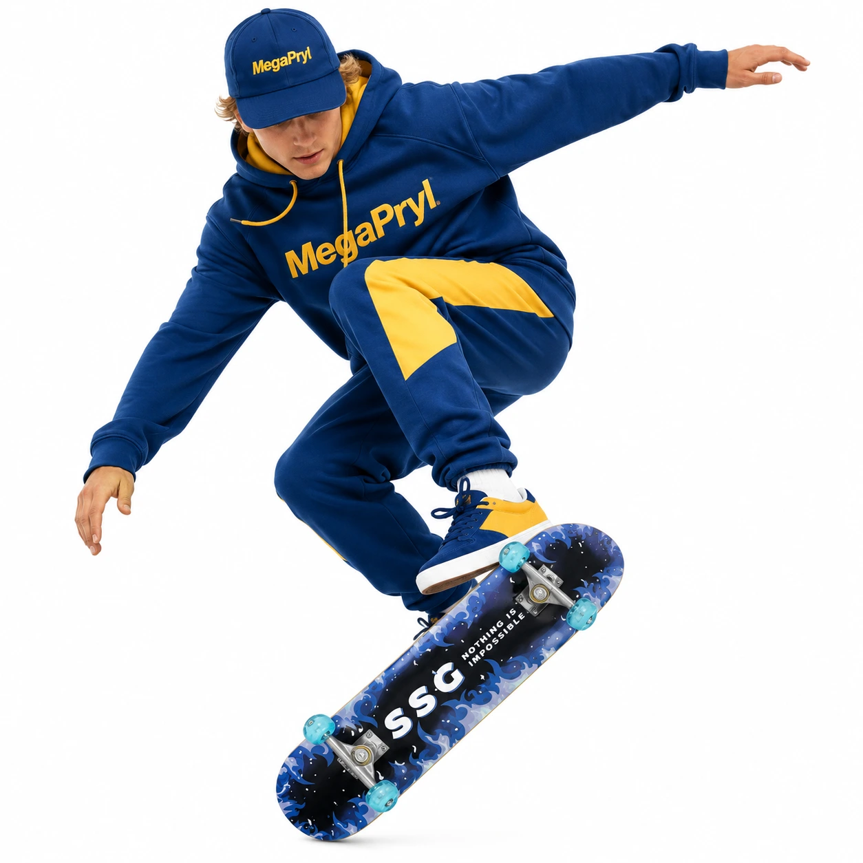 Skateboard 31 tum färdigmonterad med ABEC-7-lager