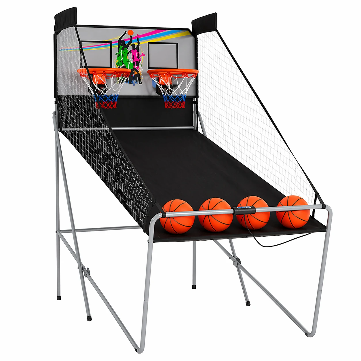 Arkadbasket Dubbelkorg – Elektronisk & Hopfällbar