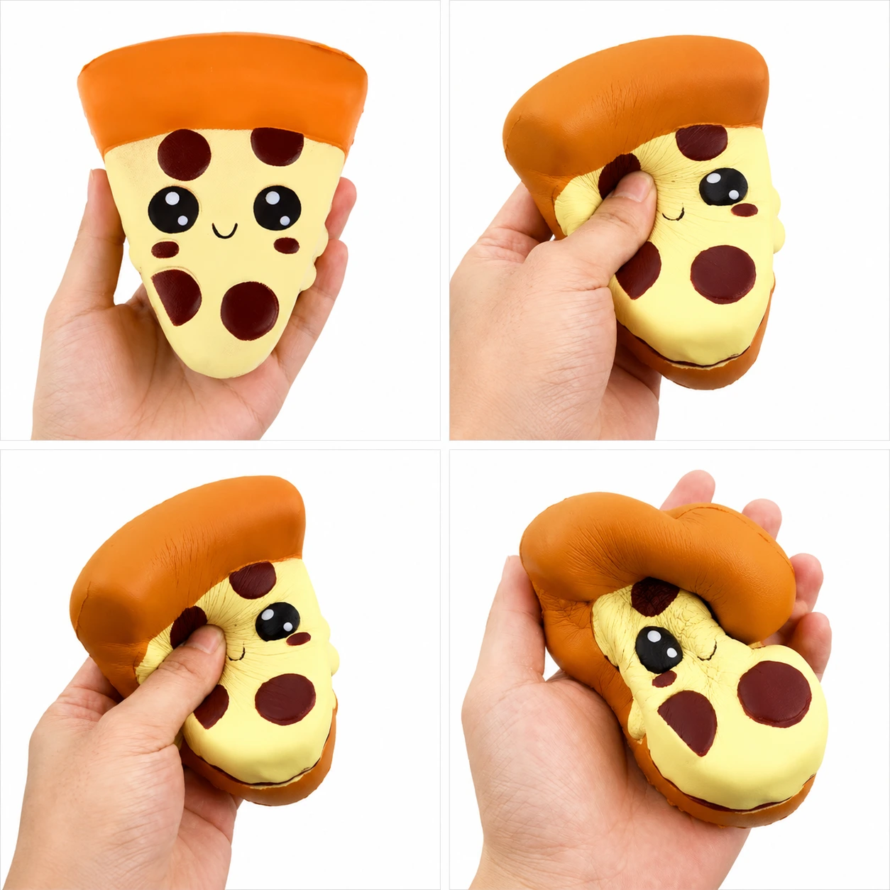 Squishy Pizza Stressleksak – Doftande Slow Rising Pizzabit
