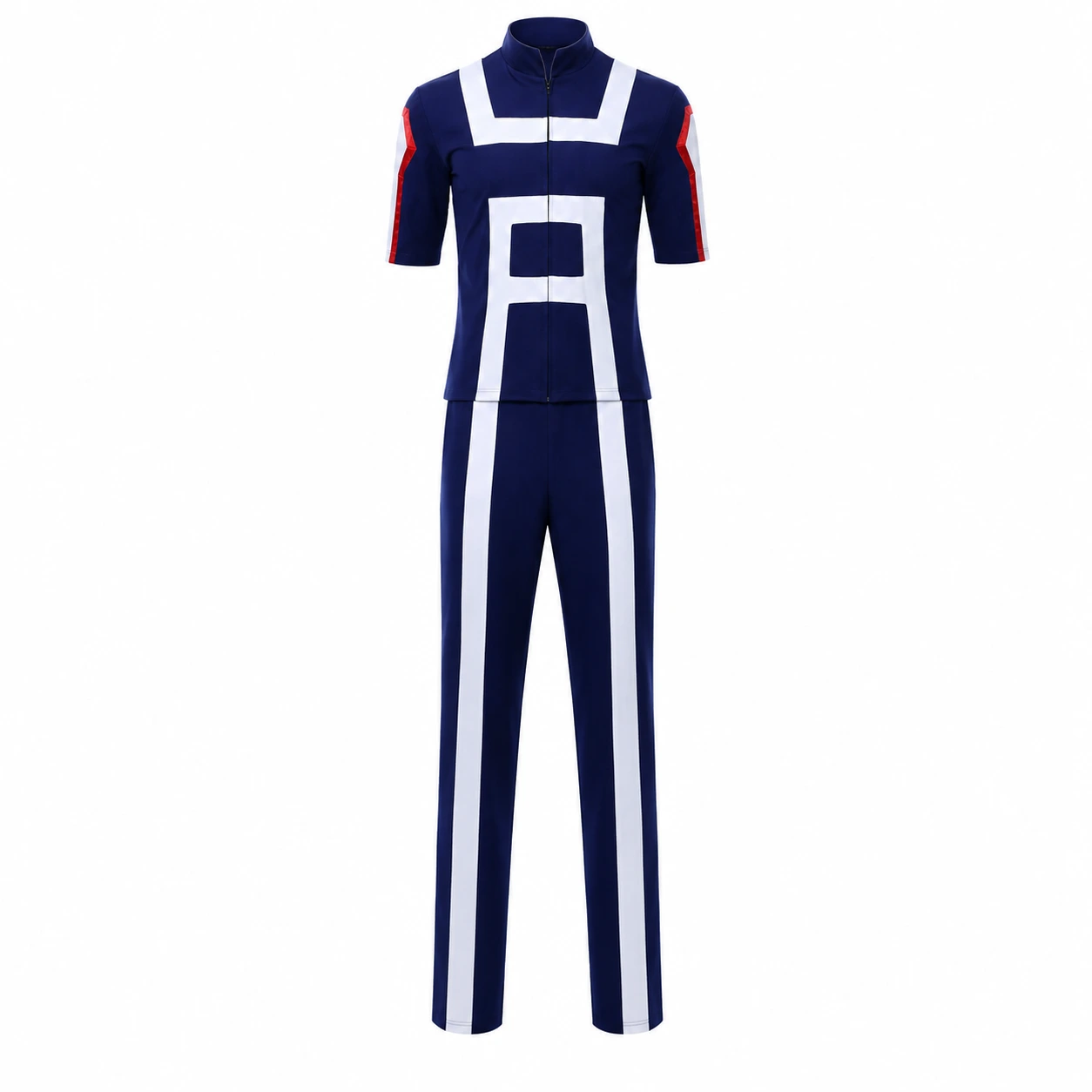 Cosplaydräkt skoluniform med tröja och byxor i polyester