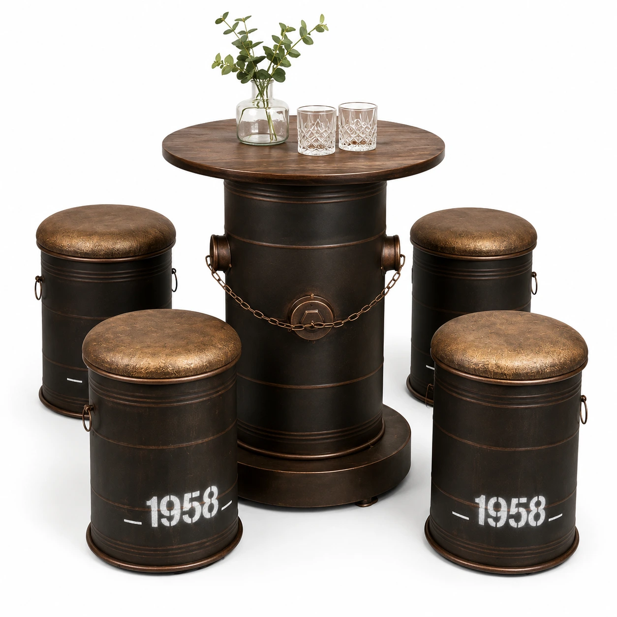 Industriell Bargrupp Vintage – Bord