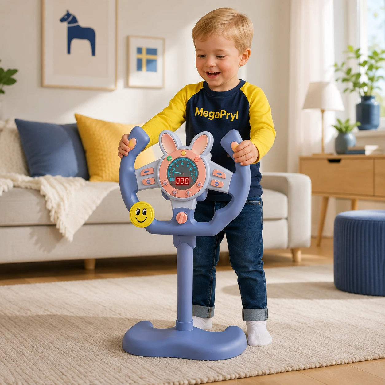 Leksaksratt med Ljud och Musik för Barn